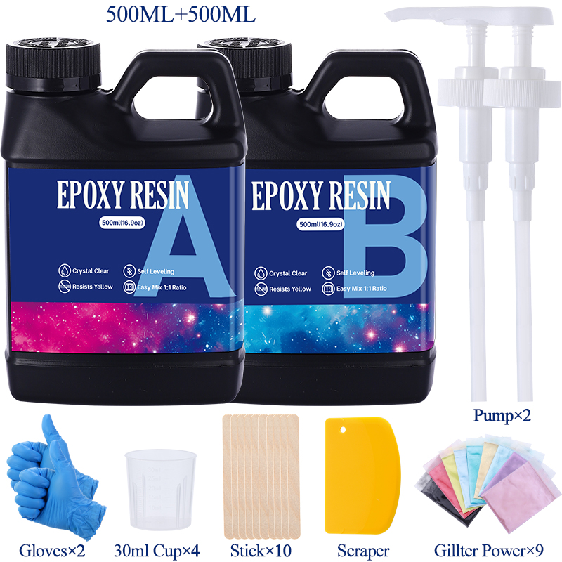 Woodworking Crafts - Fast Curing 1:1 Crystal Clear Epoxy