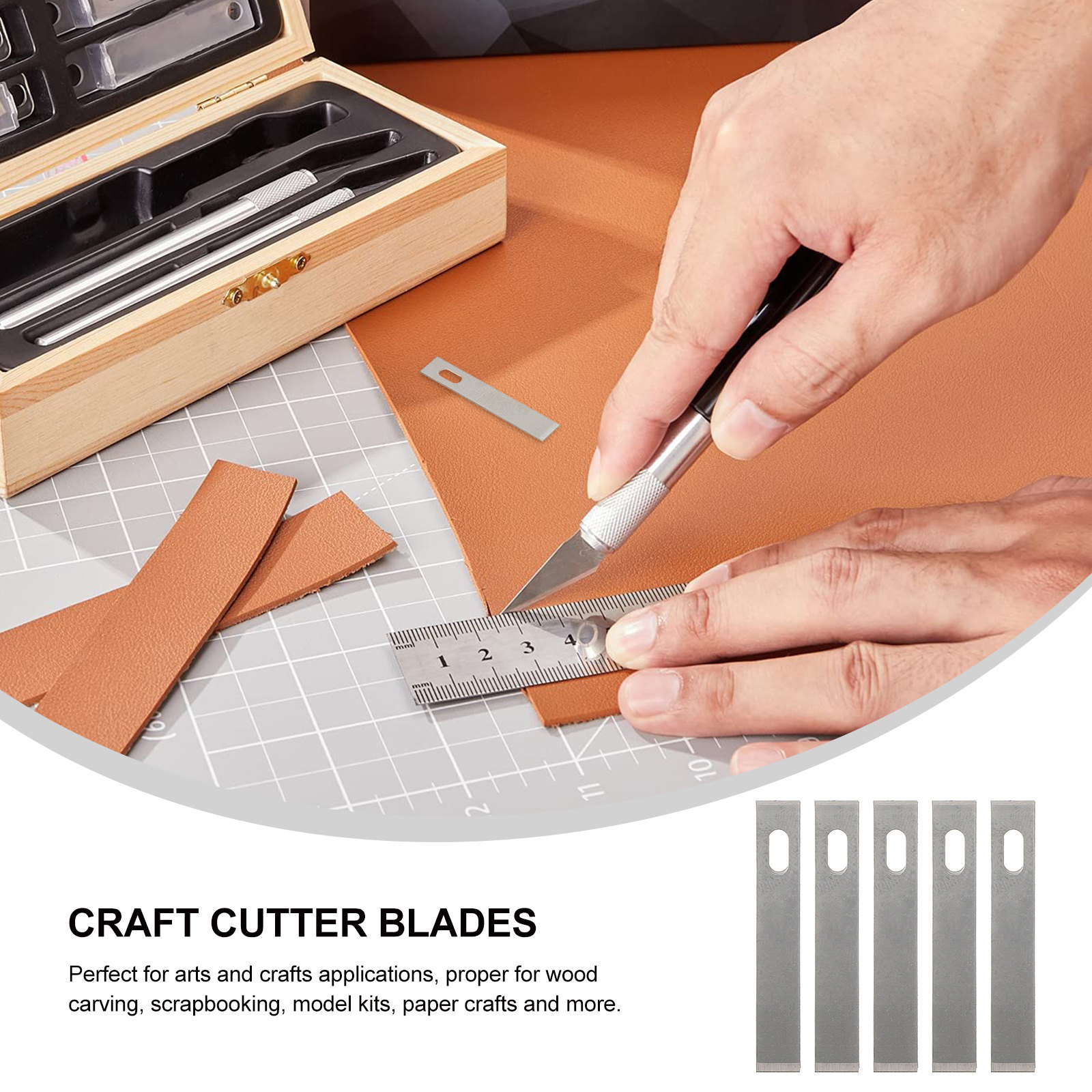 50Pcs Replacement Craft Blades - Woodworking Crafts review and price