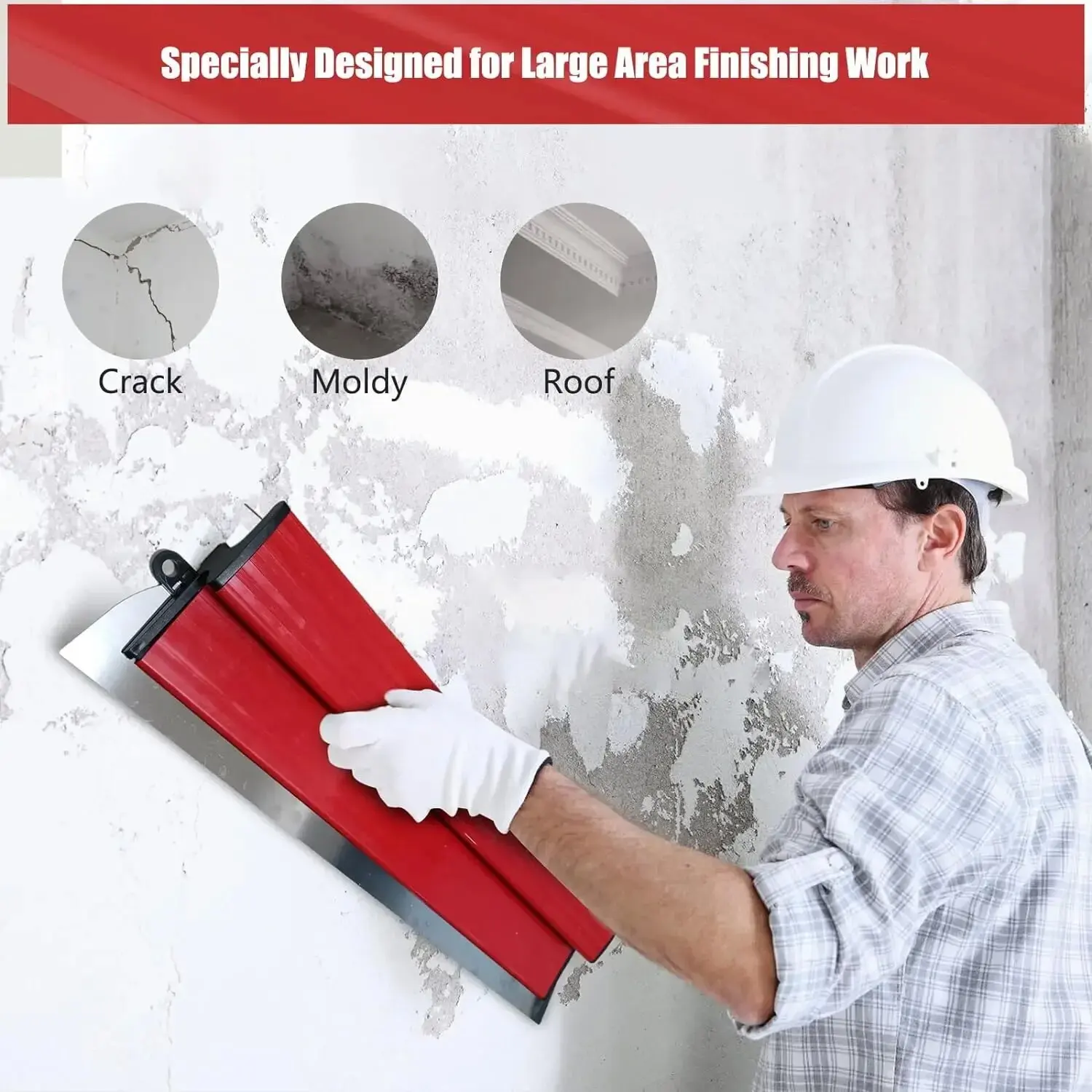 25/40CM Drywall Smoothing Spat - Drawknife Blade review and price