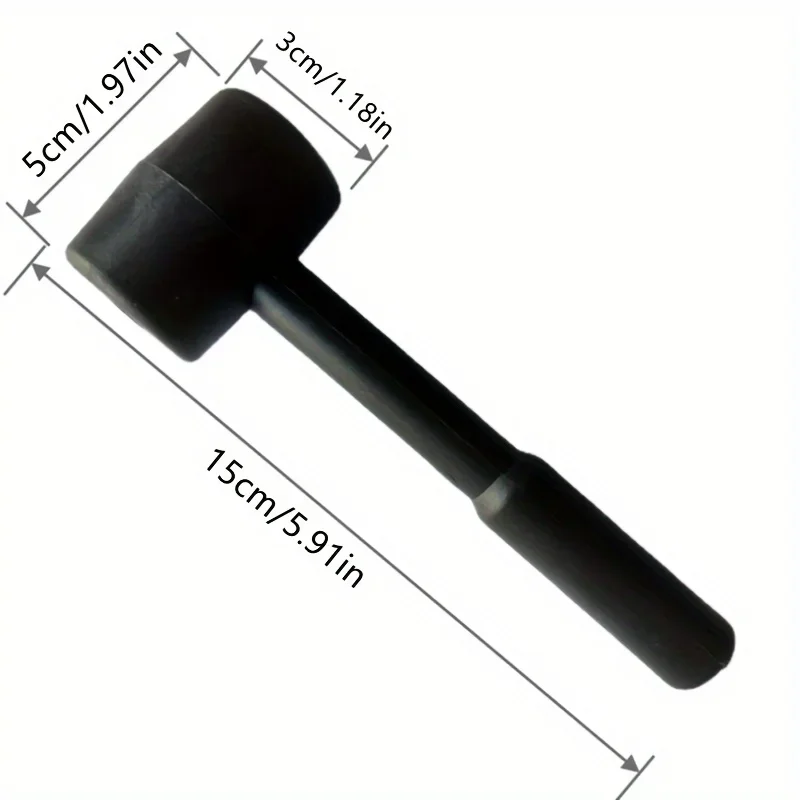 Black rubber mallet - durable  - Woodworking Gift Ideas review and price