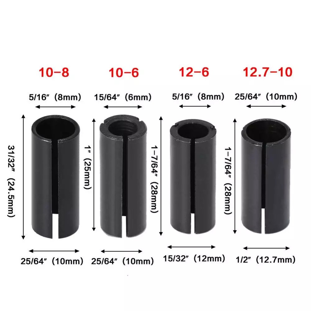 Router Bit Adapter Collet 6 6. - Router Bits For Woodworking review and price