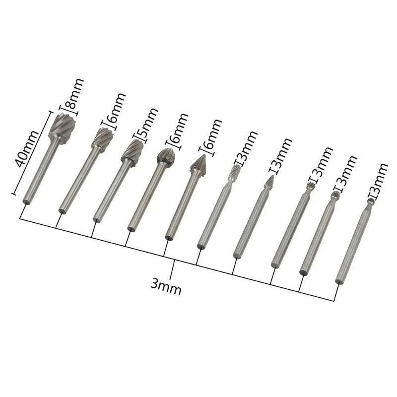 For Dremel Carbide Rotary Burr - Router Bits For Woodworking review and price