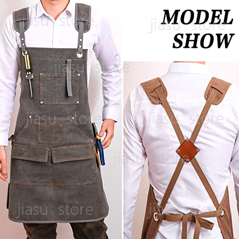 Thick Canvas Tool Apron Custom - Woodworking Logo Design Free review and price