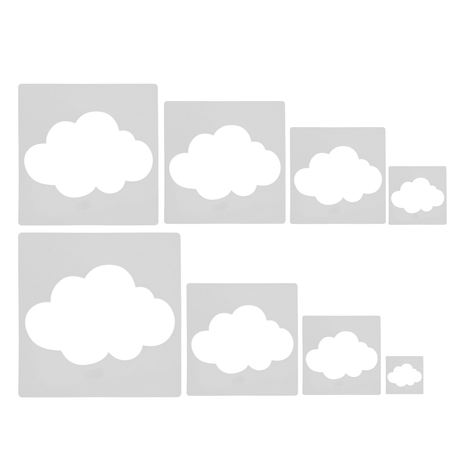 8Pcs Plastic Cloud Stencil Tem - Woodworking Crafts review and price