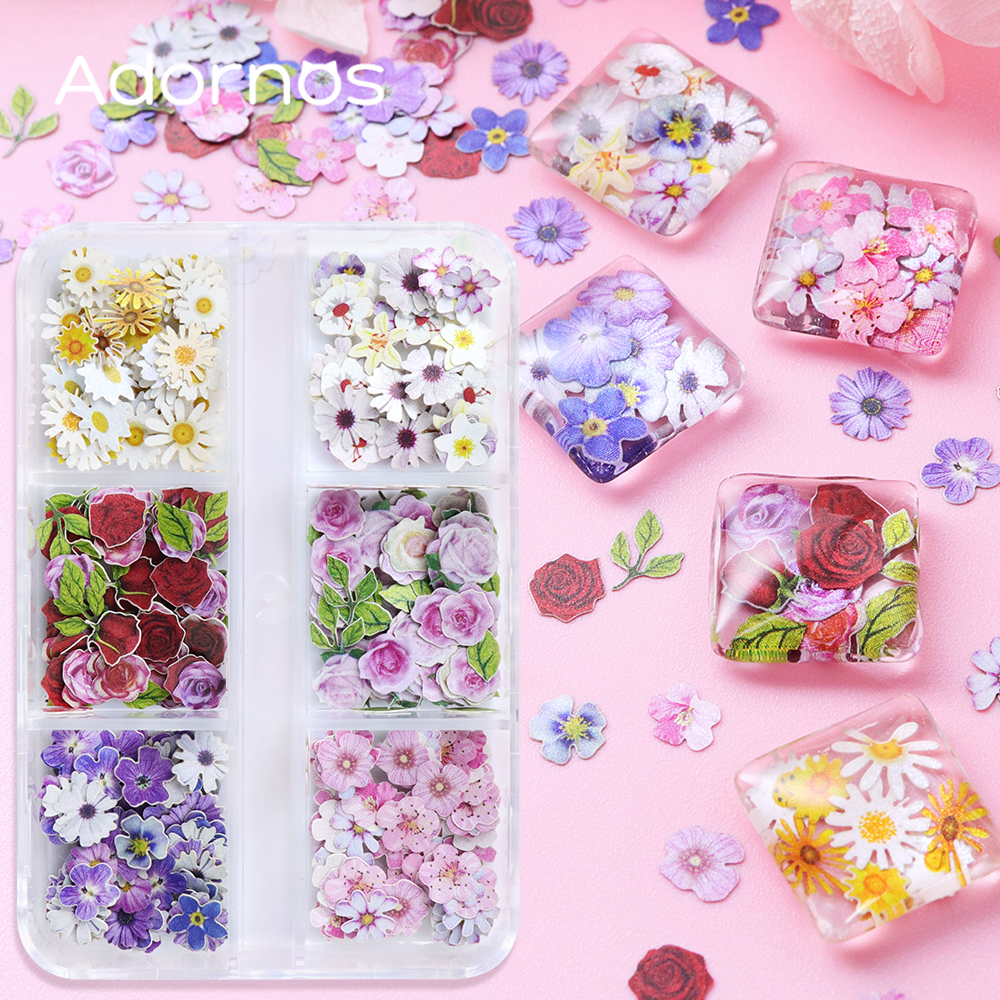 6 Grids Flowers Wood Pulp Chip - Woodworking Crafts review and price