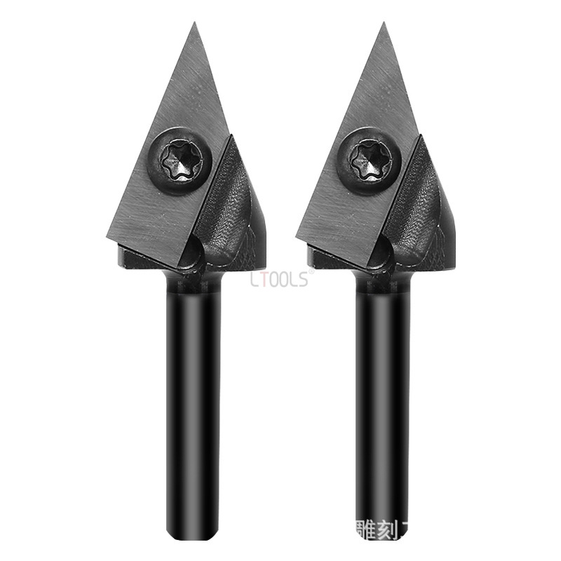45/60-degree V-Shaped Router B - Router Bits For Woodworking review and price