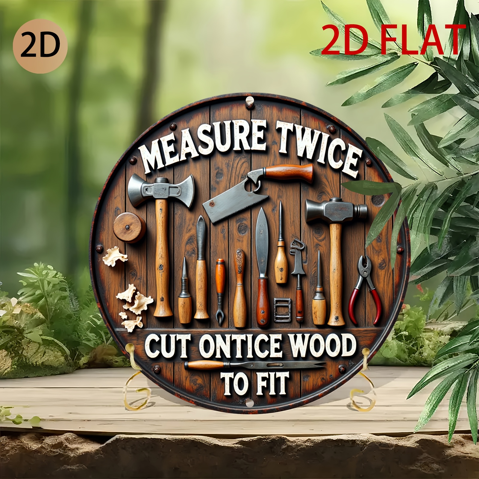 2D planar circular wooden tool - Woodworking Logo Design Free review and price