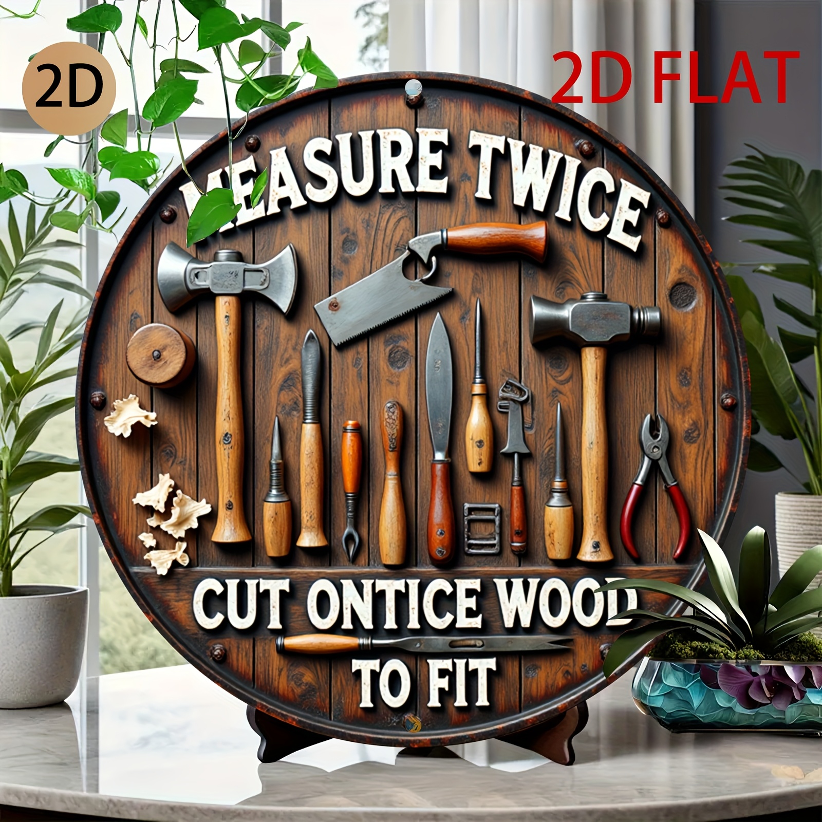 2D planar circular wooden tool - Woodworking Logo Design Free review and price